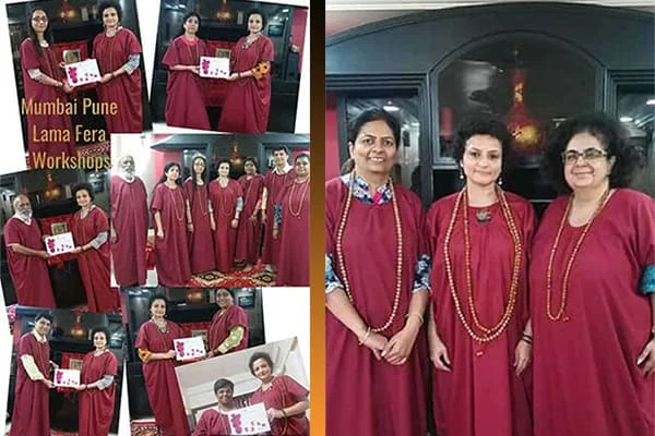 Lama Fera Master Level Participant attending Workshop at New Delhi November 2018