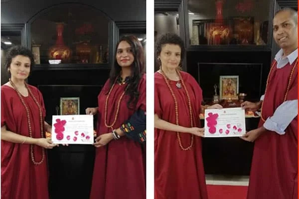 Lama Fera Master Level Participant attending Workshop at New Delhi November 2018