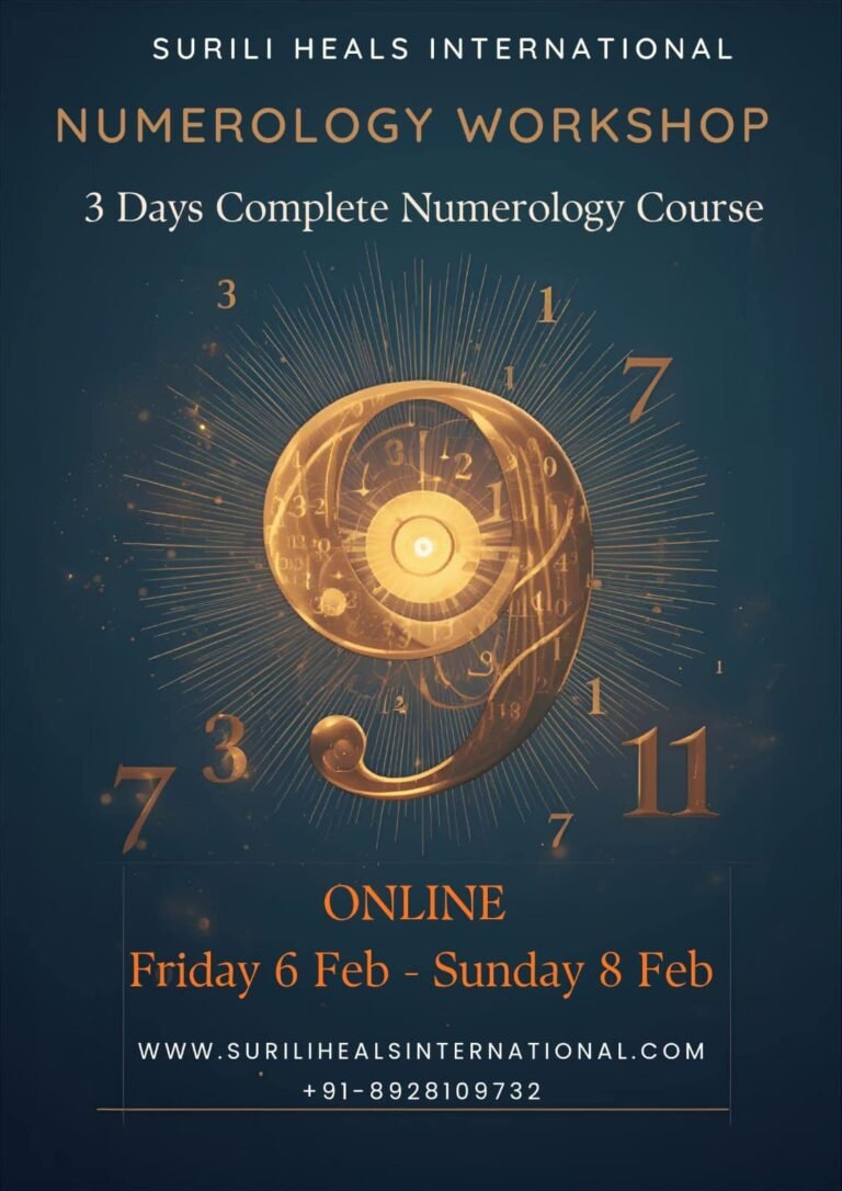 Numerology Complete Course Online: 6-8 February 2026